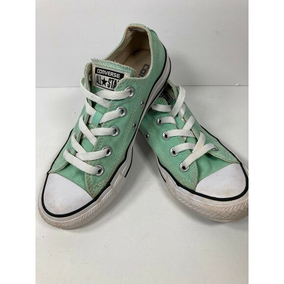 Converse ALL STAR Chuck Taylor Sneakers Mint Green 136565F Women's 6 - Men's 4 - Picture 1 of 8